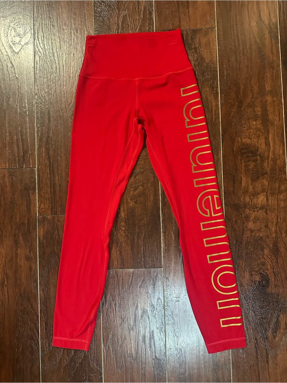 Lunar New Year Lululemon Align Size 2 
High-Rise Pant 25" Dark Red